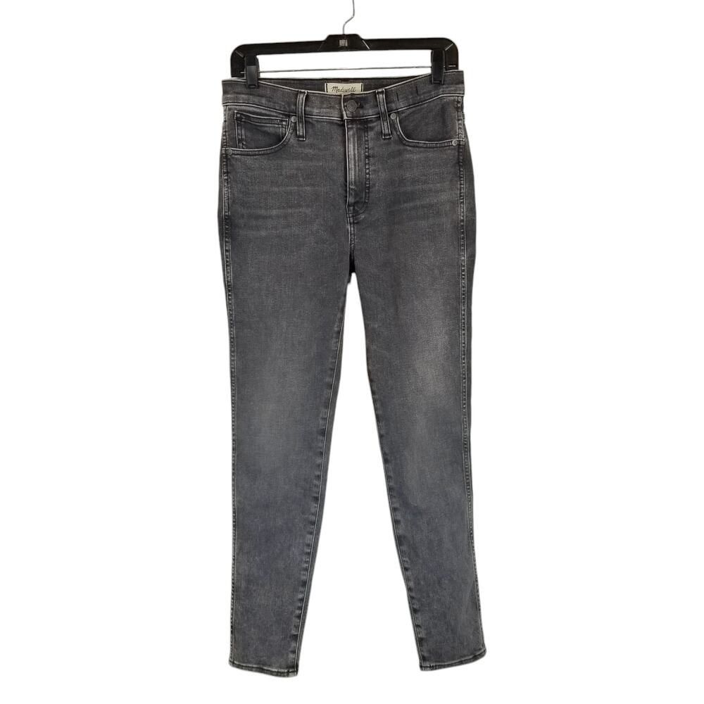 Madewell Women's 10 Inch High Rise Skinny Jeans Gray Size 28 / 6 - Picture 2 of 10